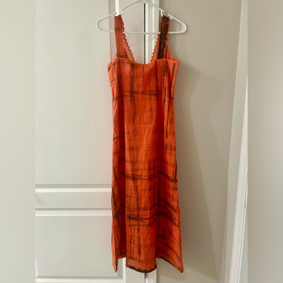 Chaudry Women’s Orange Sleeveless Size Small Dress - Picture 4 of 6